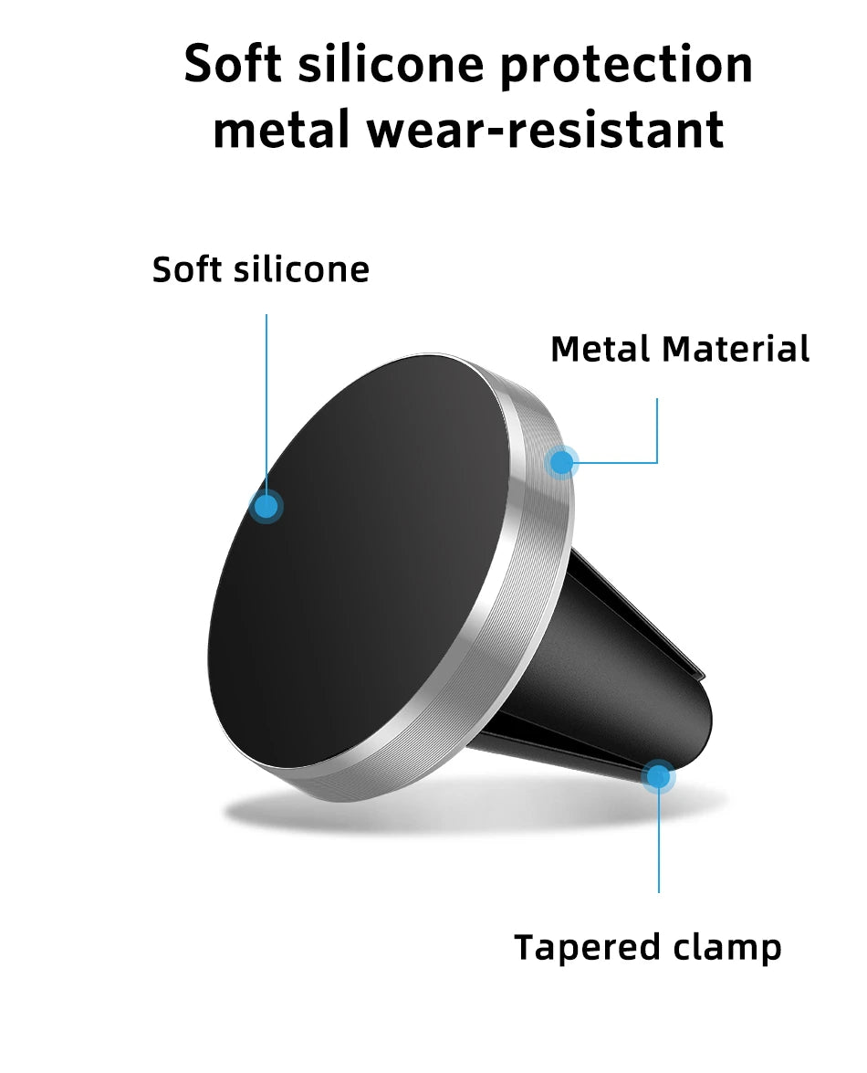 Soporte magnético para teléfono en el coche, soporte magnético para teléfono móvil, soporte magnético para coche para iPhone 15, 14, 13, 12, Huawei y Xiaomi