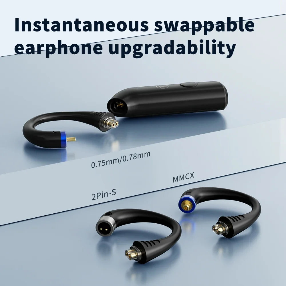 TRN BT20PRO Wireless Bluetooth 5.3 HIFI Earphones Module Upgrade Cable Replaceable For air pods Conch 0.75 0.78 mmcx 2pinsqdc