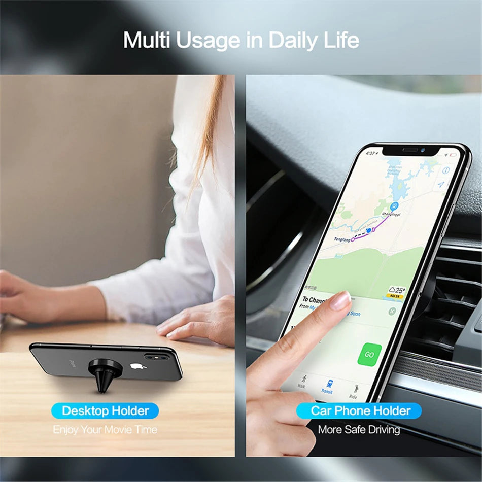 Soporte magnético para teléfono en el coche, soporte magnético para teléfono móvil, soporte magnético para coche para iPhone 15, 14, 13, 12, Huawei y Xiaomi
