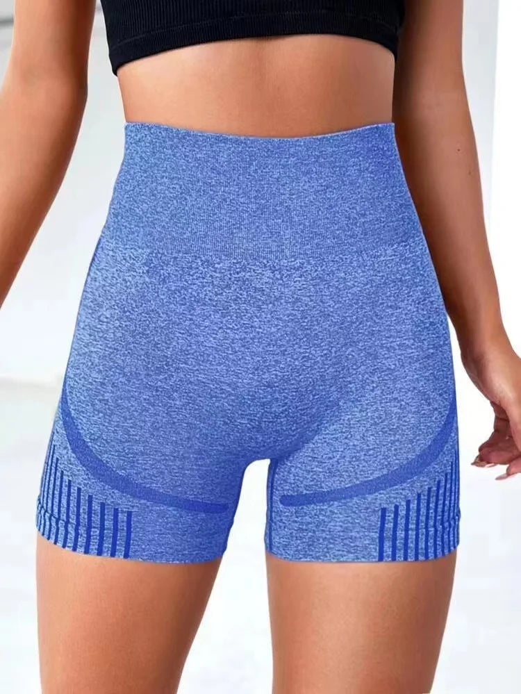 Women Yoga Shorts High Waist Workout Shorts Fitness Yoga Lift Butt Fitness Ladies Yoga Gym Running Short Pants Sportswear