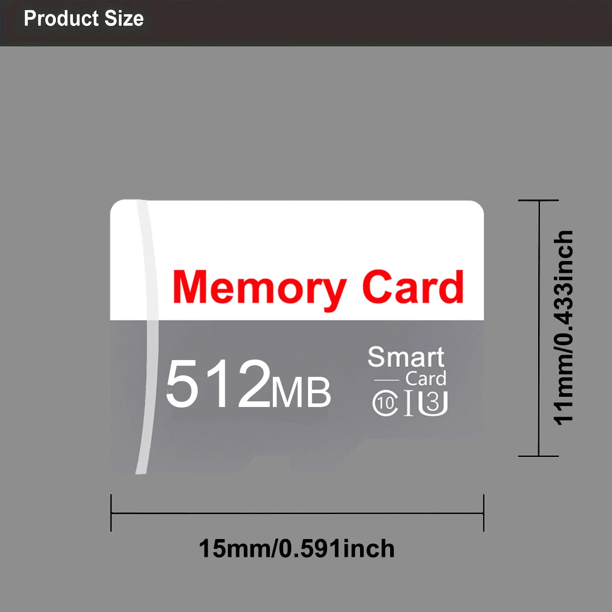 Tarjeta de memoria de pequeña capacidad 64M 128M 256M 512M Tarjeta TF para CCTV o cámara Tarjeta de memoria de alta velocidad clase 10