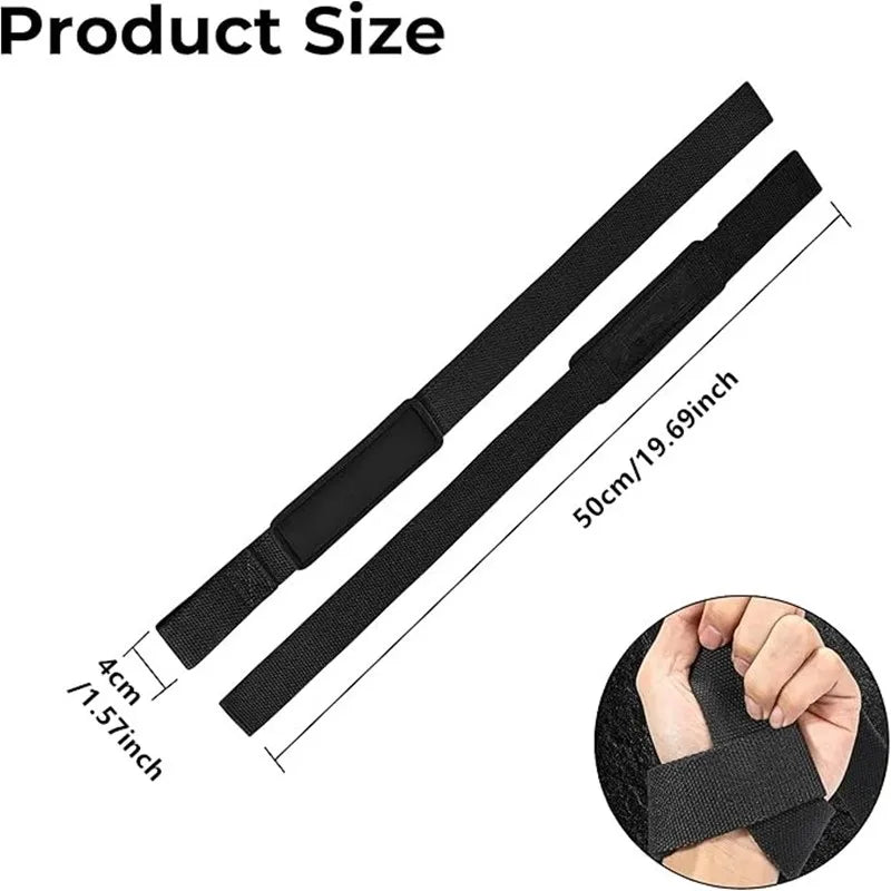 Weightlifting Wrist Straps Strength Training Adjustable Non-slip Gym Fitness Lifting Strap Wrist Support Sports Grip Band