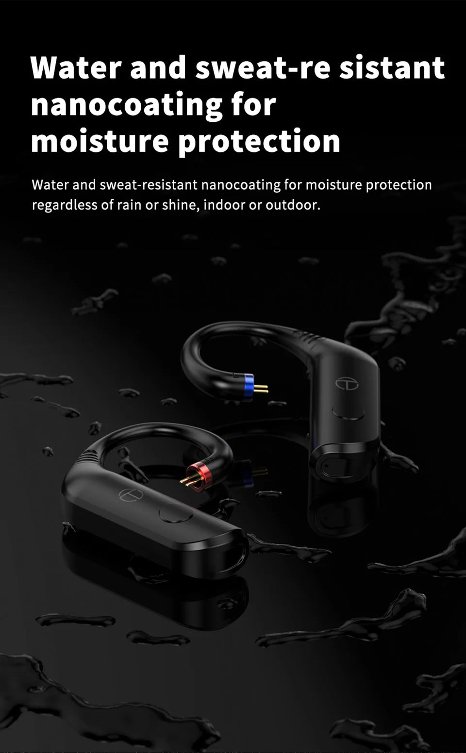 TRN BT20PRO Wireless Bluetooth 5.3 HIFI Earphones Module Upgrade Cable Replaceable For air pods Conch 0.75 0.78 mmcx 2pinsqdc