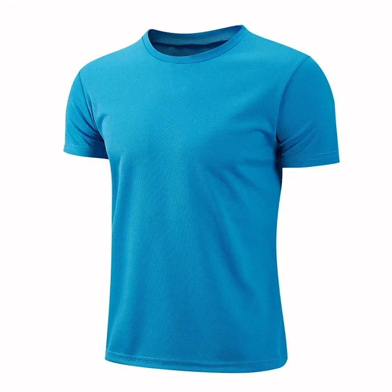 Summer  Gym Jerseys Fitness Shirt Trainer Running T-Shirt Teenager Sportswear Breathable Quick Drying Short Sleeve Sport T Shirt