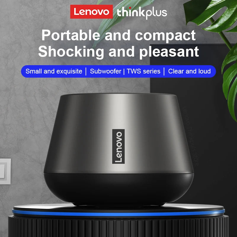 Altavoz portátil original Lenovo K3 Pro con Bluetooth 5.0, reproductor de audio estéreo envolvente, altavoces inalámbricos con Bluetooth