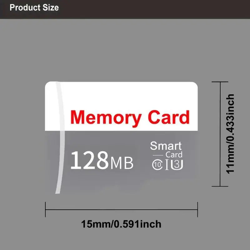 Tarjeta de memoria de pequeña capacidad 64M 128M 256M 512M Tarjeta TF para CCTV o cámara Tarjeta de memoria de alta velocidad clase 10