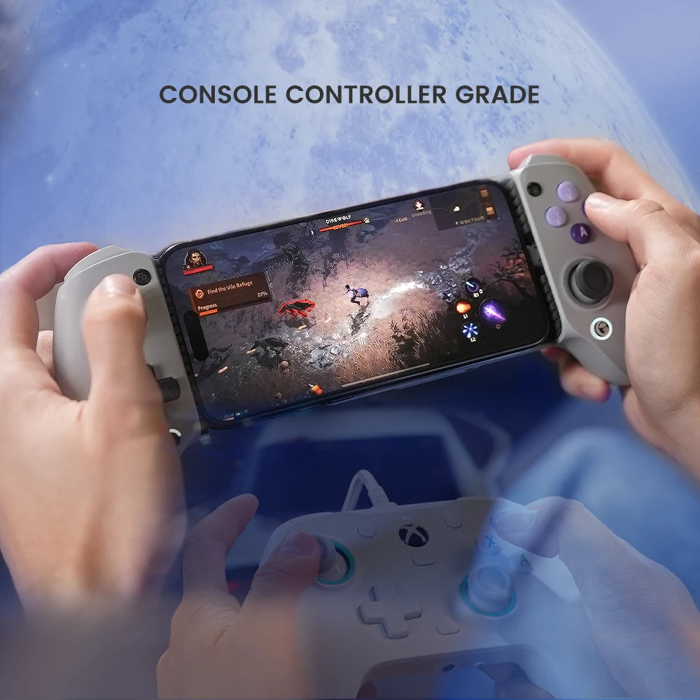 Controlador de juegos GameSir G8 Galileo para teléfono móvil con joystick de efecto Hall para iPhone 15, teléfono móvil Android, juegos en la nube