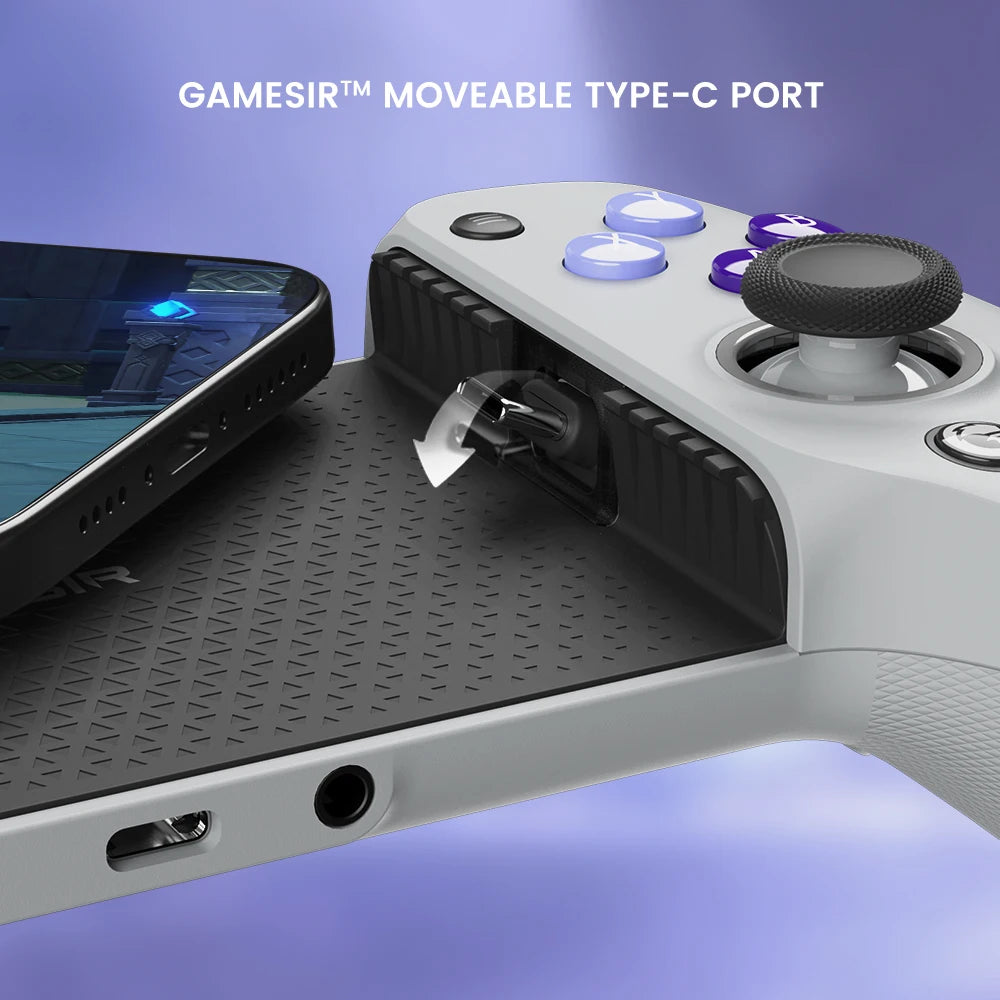 Controlador de juegos GameSir G8 Galileo para teléfono móvil con joystick de efecto Hall para iPhone 15, teléfono móvil Android, juegos en la nube