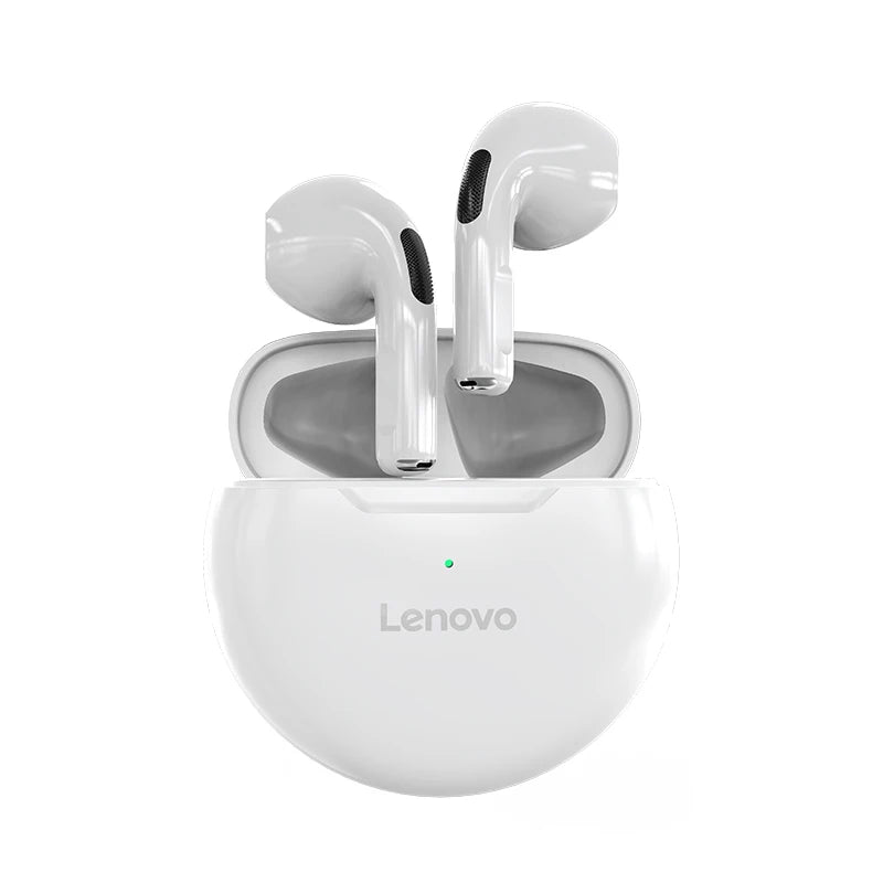 Lenovo LivePods HT38 TWS Auriculares Bluetooth Mini Auriculares inalámbricos con micrófono para iPhone Xiaomi Auriculares deportivos estéreo 9D a prueba de agua